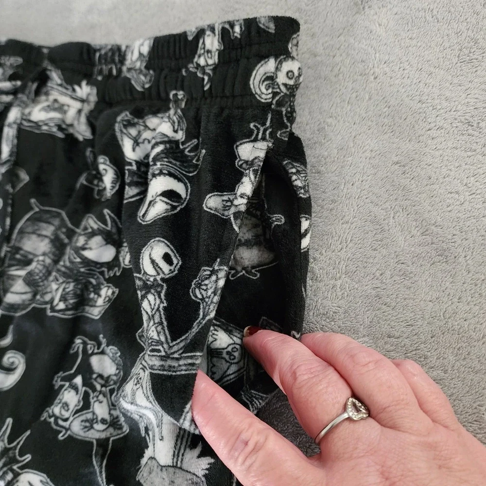 Disney The Nightmare Before‎ Christmas Pajama Pants Small Pockets Unisex Soft - Picture 8 of 11